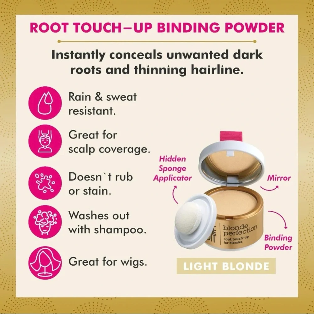 Style Edit Blonde Perfection Root Touch Up‎ Powder .14oz Dark Blonde